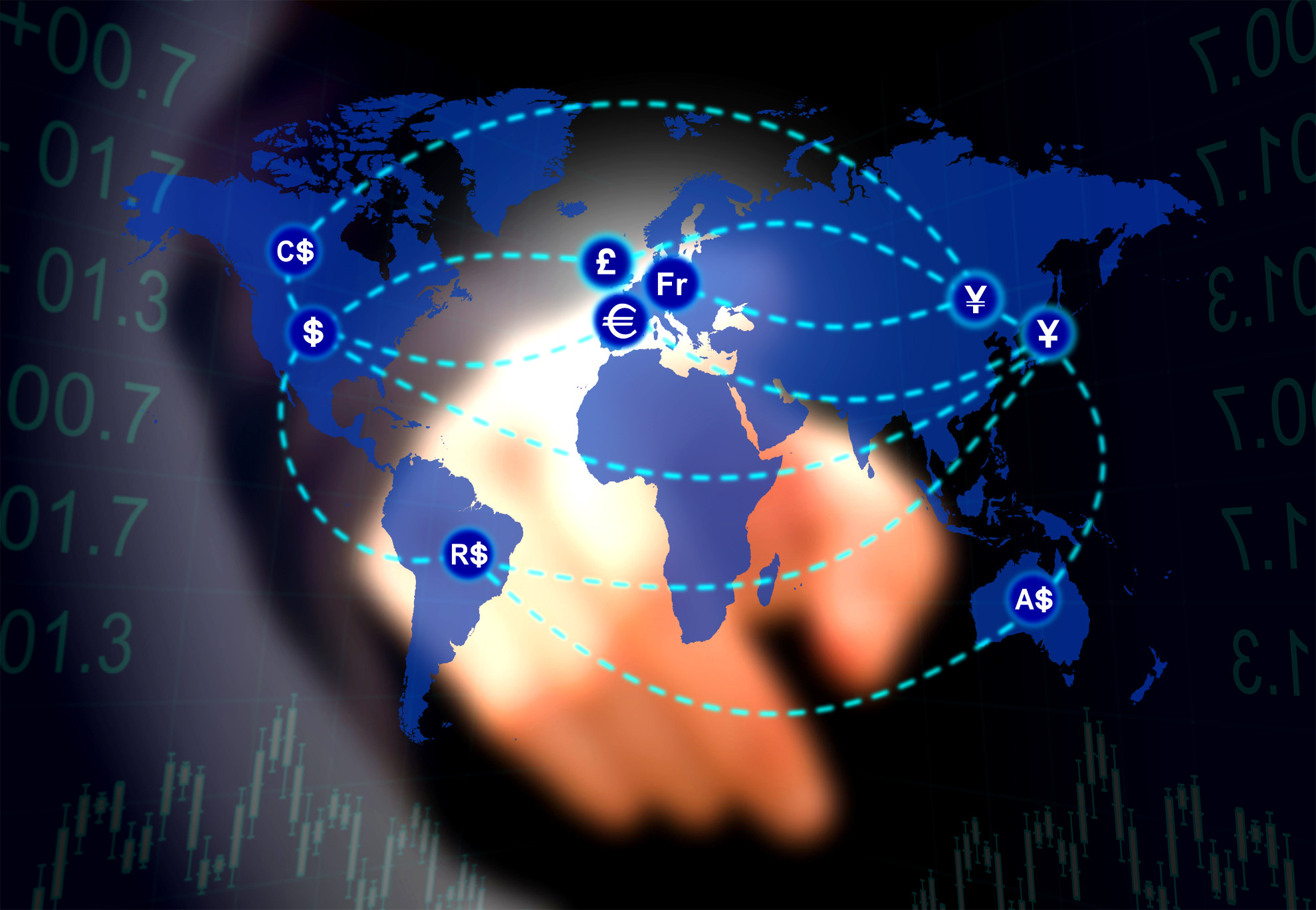 Transfer pricing world map flows