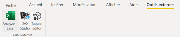 Power BI external tools